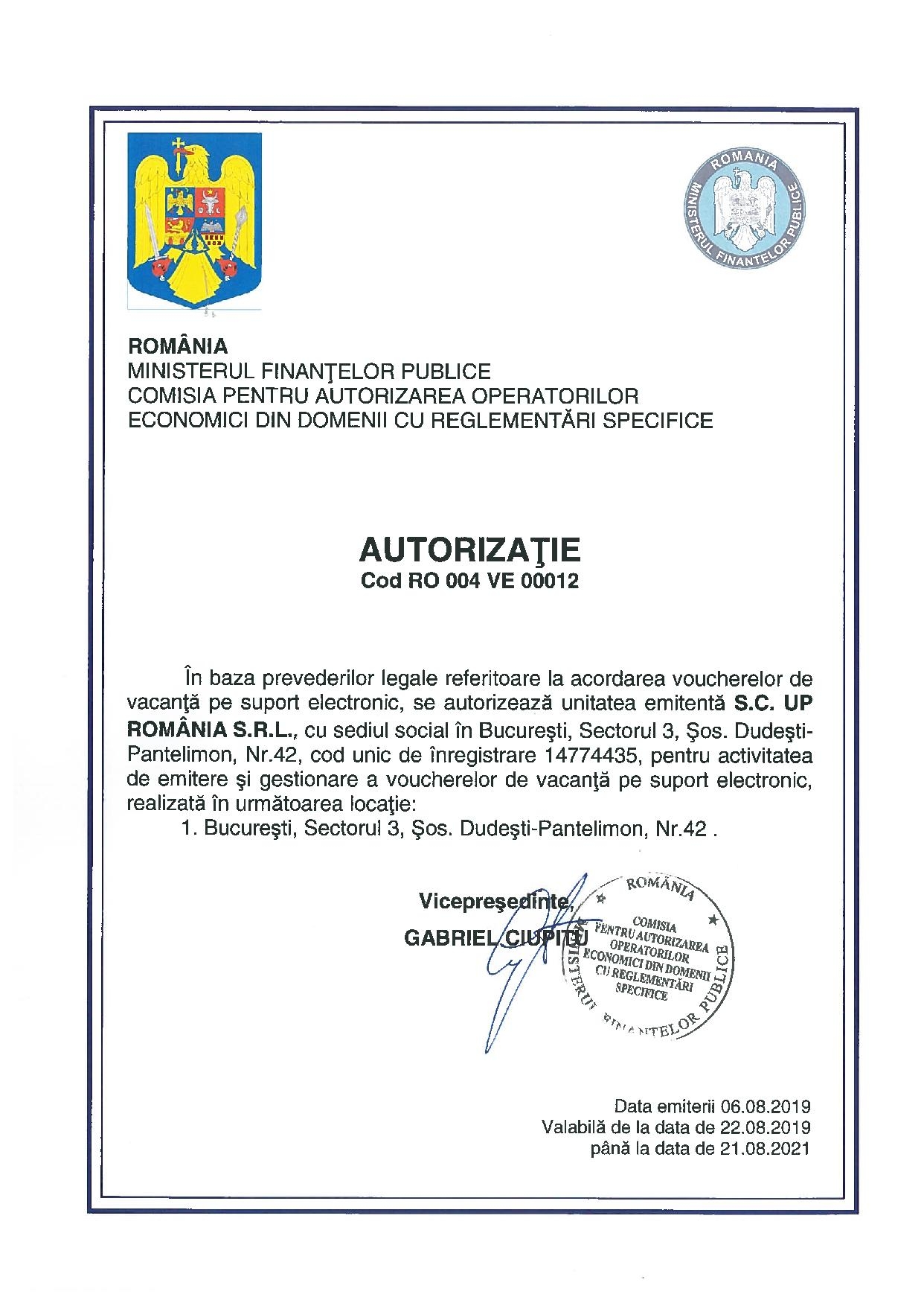 Cardul De Vacanta Pentru Angajatii Institutiilor Publice Up Romania