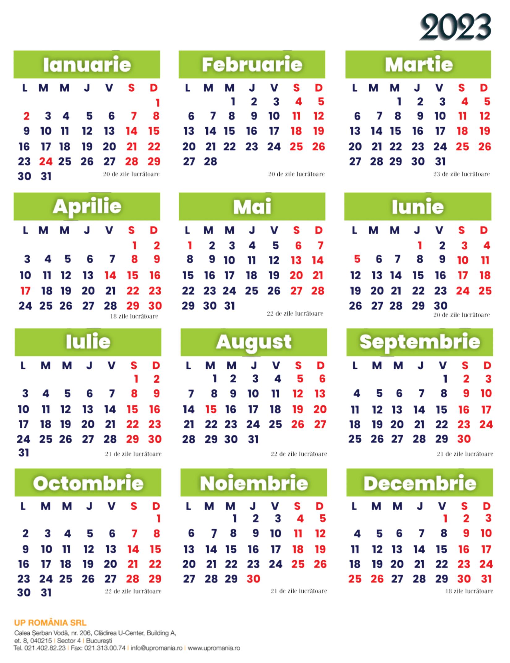 calendar-zile-lucratoare-2023-up-romania