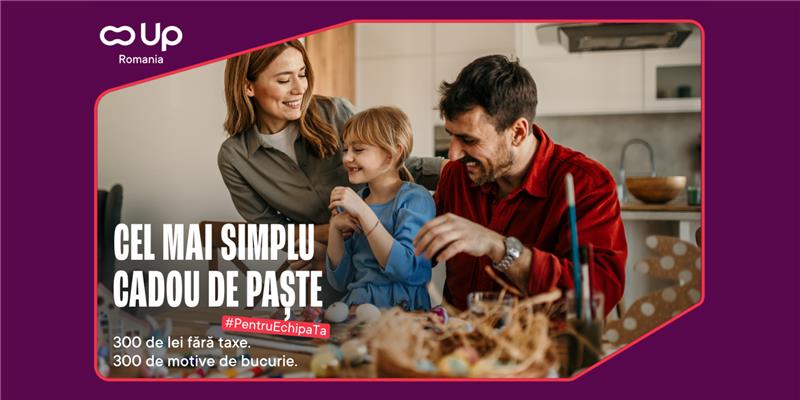 Up Cadou pentru bucurii care decomenteaza oamenii de la munca